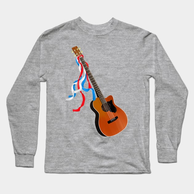 Bass Guitar Long Sleeve T-Shirt by mailboxdisco